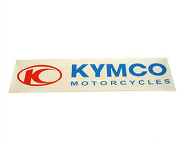 sticker Kymco 111x27mm transparent