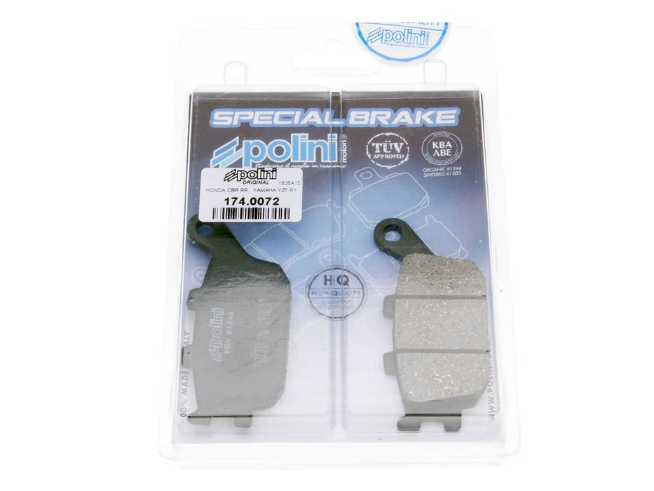 brake pads Polini organic for Honda Forza Jazz (00-04)