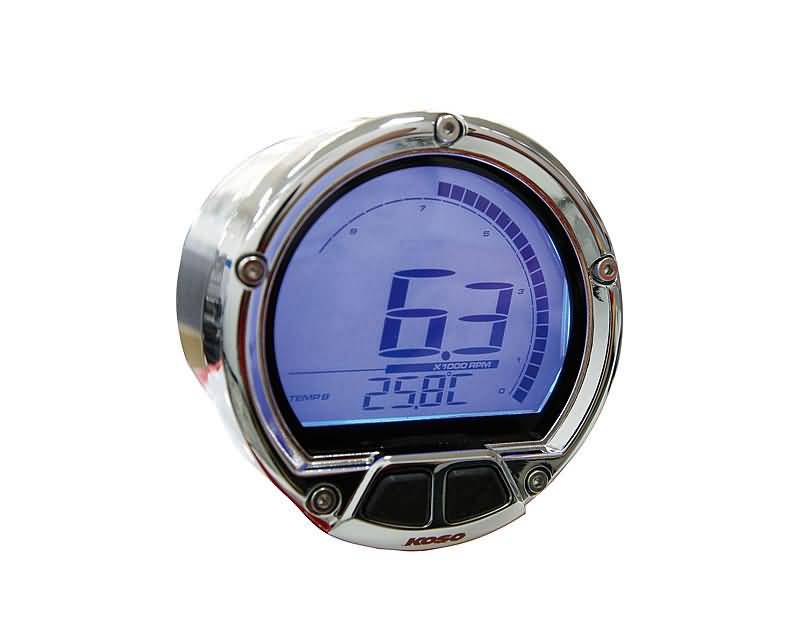 rev counter Koso D55 DL-02R max 20000 rpm (counter clockwise), 250°C