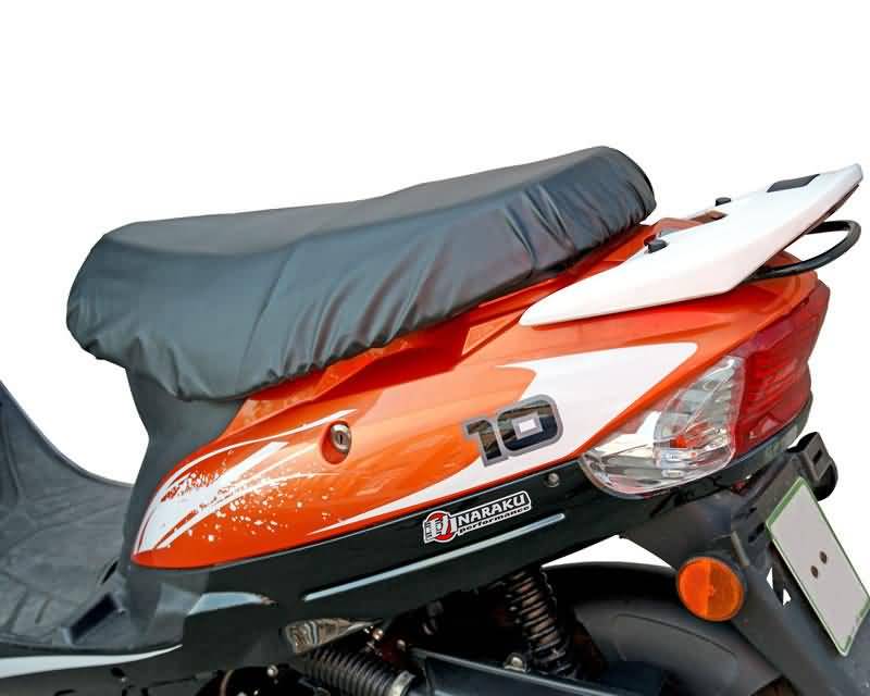 seat cover removable, waterproof, black in color for scooters
