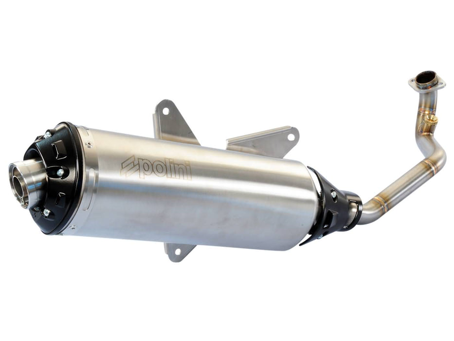 exhaust Polini with catalytic converter for Piaggio Beverly 250/300, Peugeot Geopolis 300ie