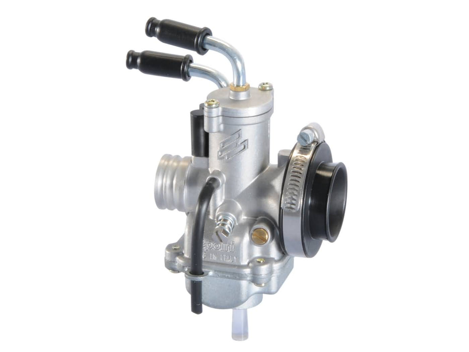 carburetor Polini CP D.17.5 17.5mm w/ cable choke prep for Minarelli, CPI, Keeway, Gilera, Piaggio