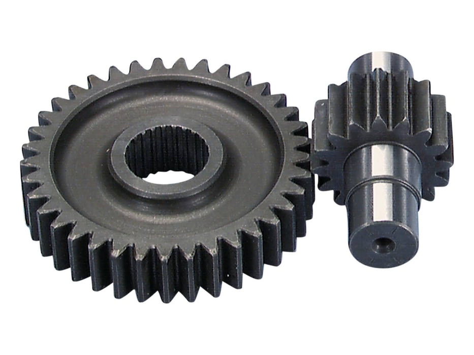 secondary transmission gear up kit Polini 16/37 17.7mm for Piaggio 50 2T -1998