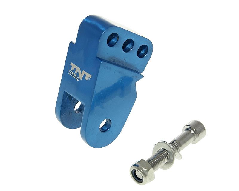 shock extender CNC 3-hole adjustable mounting blue for CPI, Keeway, Generic