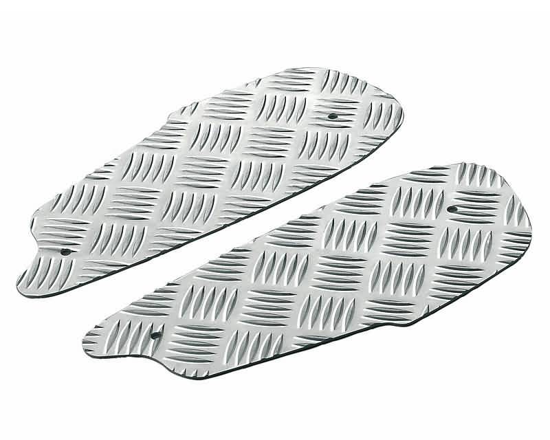 foot plates Opticparts DF checkered aluminium for Gilera Runner (-08/05)