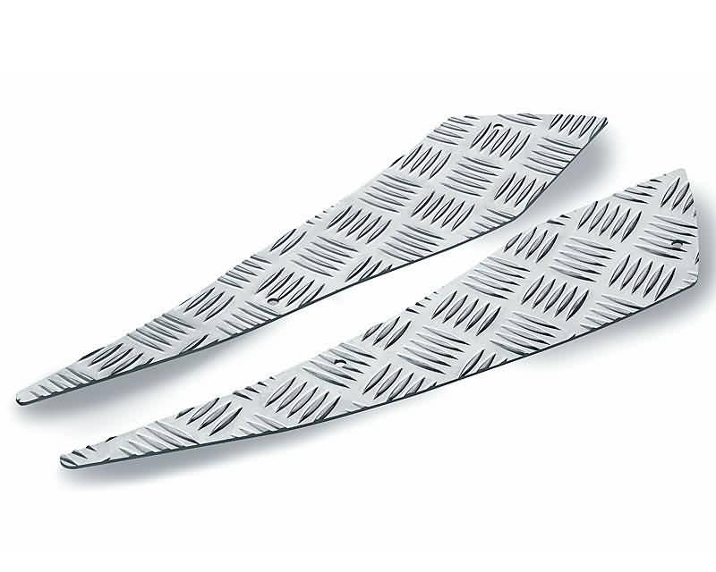 foot plates Opticparts DF checkered aluminium for Yamaha BWs NG, MBK Booster NG