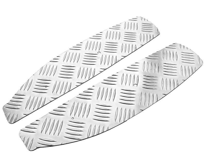 foot plates Opticparts DF checkered aluminium for Peugeot Speedfight 3