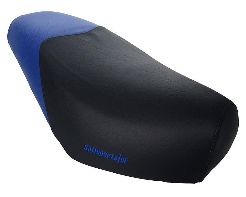 seat cover Opticparts DF black / blue for CPI, Keeway