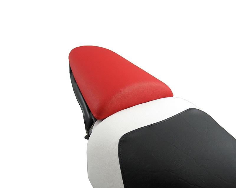 pillion seat cover Opticparts DF red for Aprilia SR50 (97-05)
