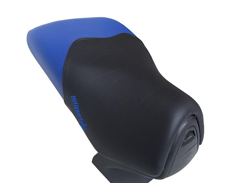 seat cover Opticparts DF black / blue for Aprilia SR50R, Factory