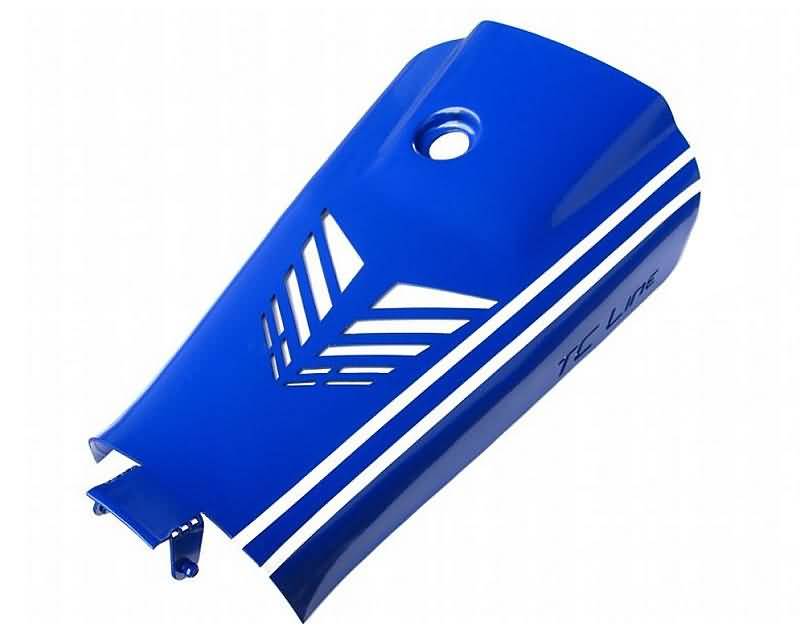 battery case cover Top Custom Line blue for Yamaha Aerox, MBK Nitro