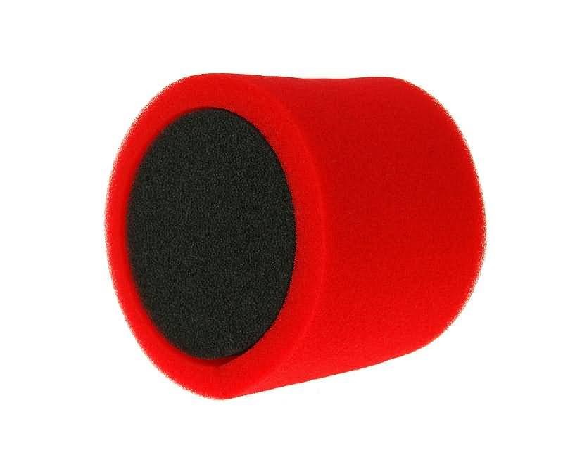 air filter double layer racing short type 28-35mm carb. connection red