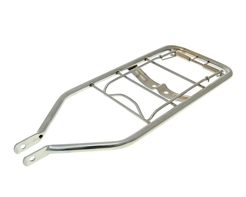 rear luggage rack chrome with spring clamp for Puch Maxi