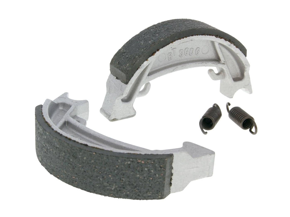 brake shoe set incl. 2 springs for drum brake 100mm for Puch Maxi S (2-speed)