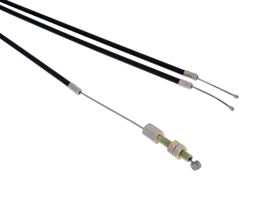 throttle cable assy incl. oil pump cable for Piaggio, Gilera, Derbi 50cc 2-stroke