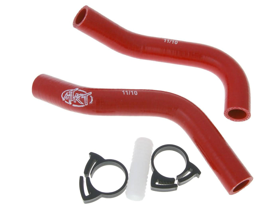 coolant hose set MTKT red for MBK Nitro, Yamaha Aerox