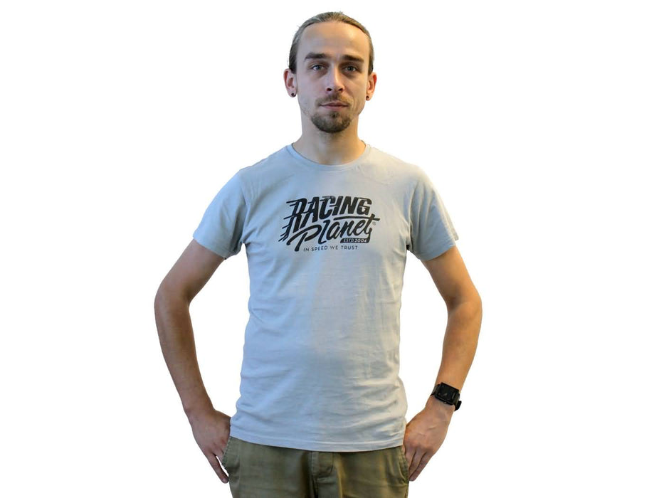 T-shirt Racing Planet grey / black size S