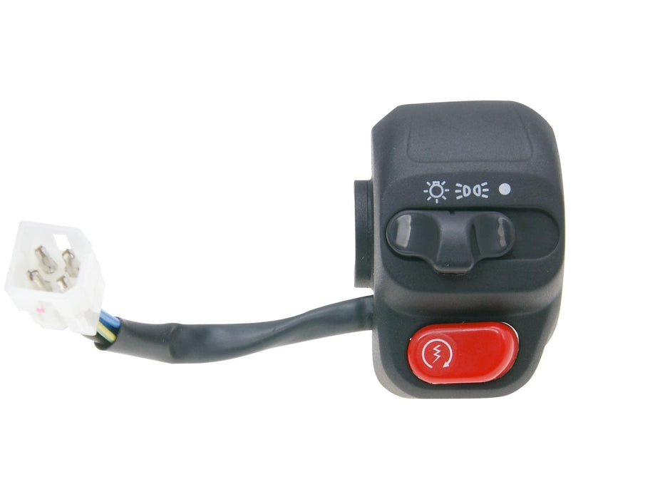 right-hand switch assy for E-starter, w/ light switch for MBK Skyliner 125, Yamaha Majesty 125 01-02