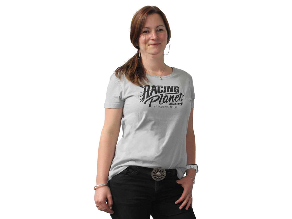 T-shirt womens Racing Planet grey / black size L