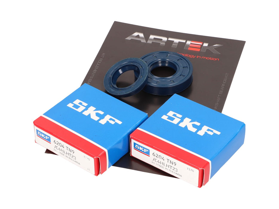 crankshaft bearing set ARTEK K1 racing SKF polyamide for Minarelli
