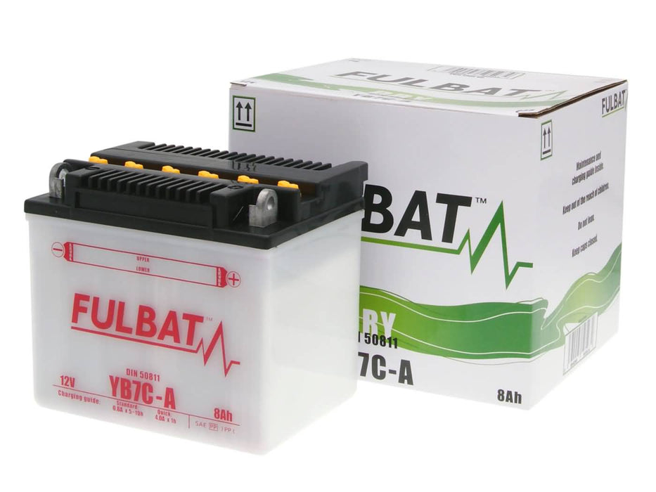 battery Fulbat YB7C-A DRY incl. acid pack