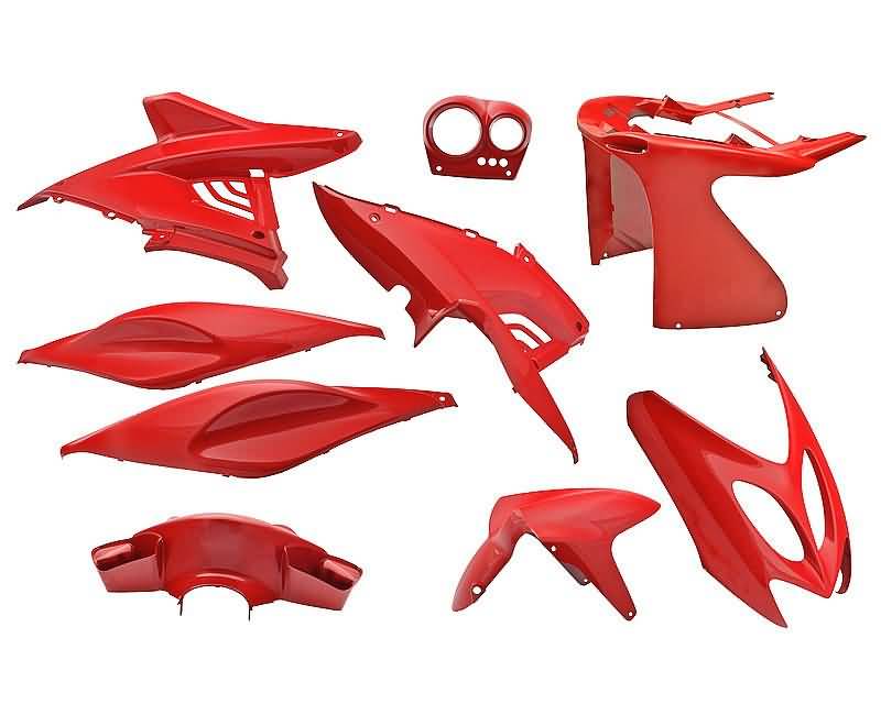 fairing kit red 9 pcs for Aerox, Nitro