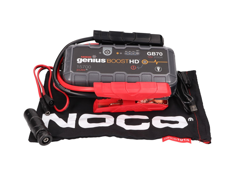 jump starter NOCO GB70 Boost HD 2000A 12V UltraSafe Lithium
