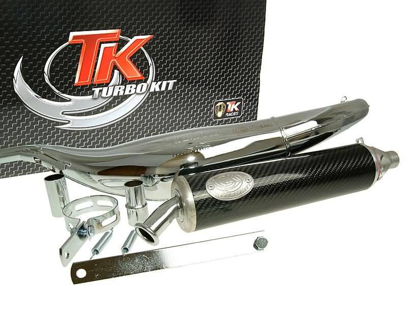 exhaust Turbo Kit Road RQ chrome for Aprilia RS50 (00-05)