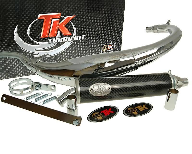 exhaust Turbo Kit Bajo RQ chrome for HM CRE 50 -2006, Factory YR 50