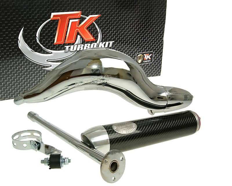 exhaust Turbo Kit Road RQ chrome for Aprilia RS50 (06-)