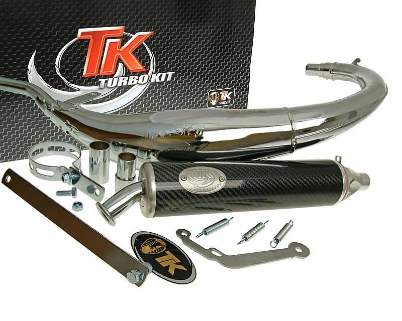exhaust Turbo Kit Bajo RQ chrome for HM CRE 50 07-12