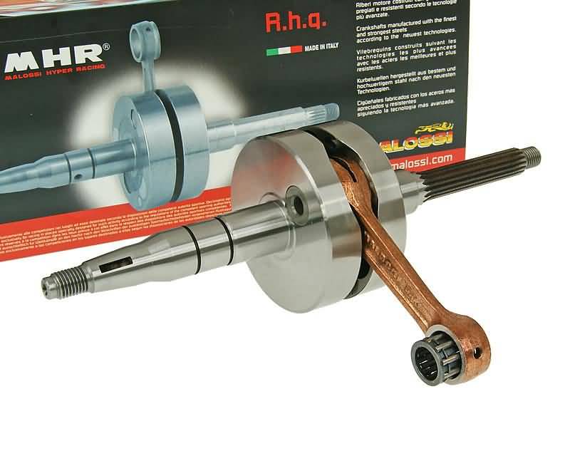 crankshaft Malossi MHR RHQ 80mm conn-rod for 10mm piston pin for Minarelli