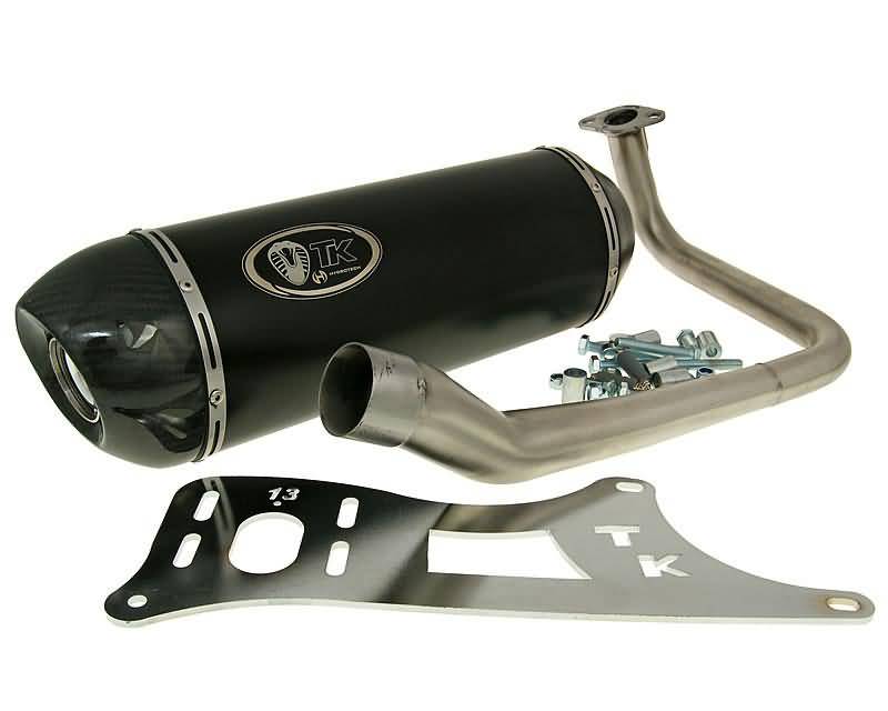 exhaust Turbo Kit GMax Carbon H2 4T for Kymco Dink, Yager, Spacer 125, 150