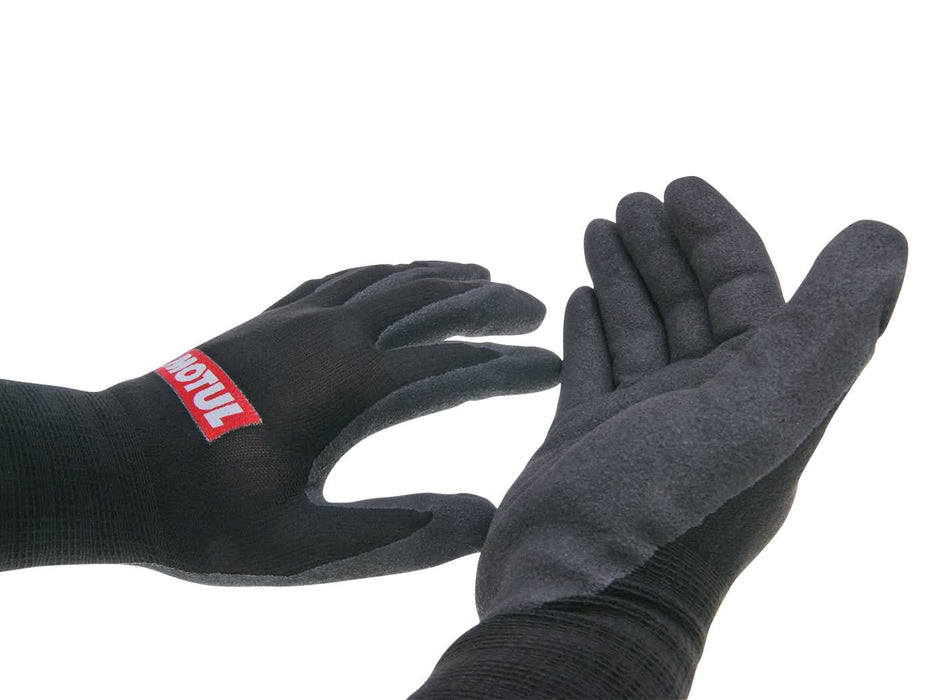 work gloves Motul nitrile coated size 10