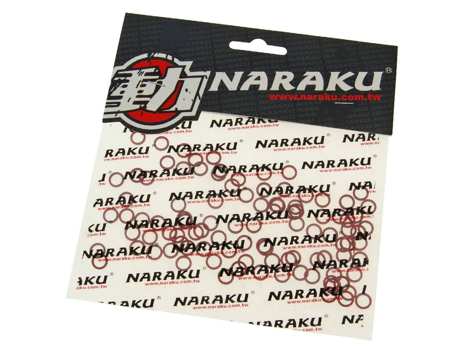 fiber seal rings Naraku 5.5x7.5x1mm 100 pcs