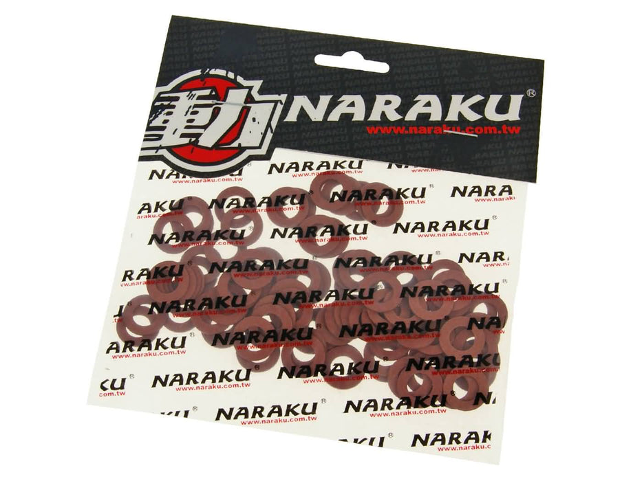 fiber seal rings Naraku 8x15x1mm 100 pcs