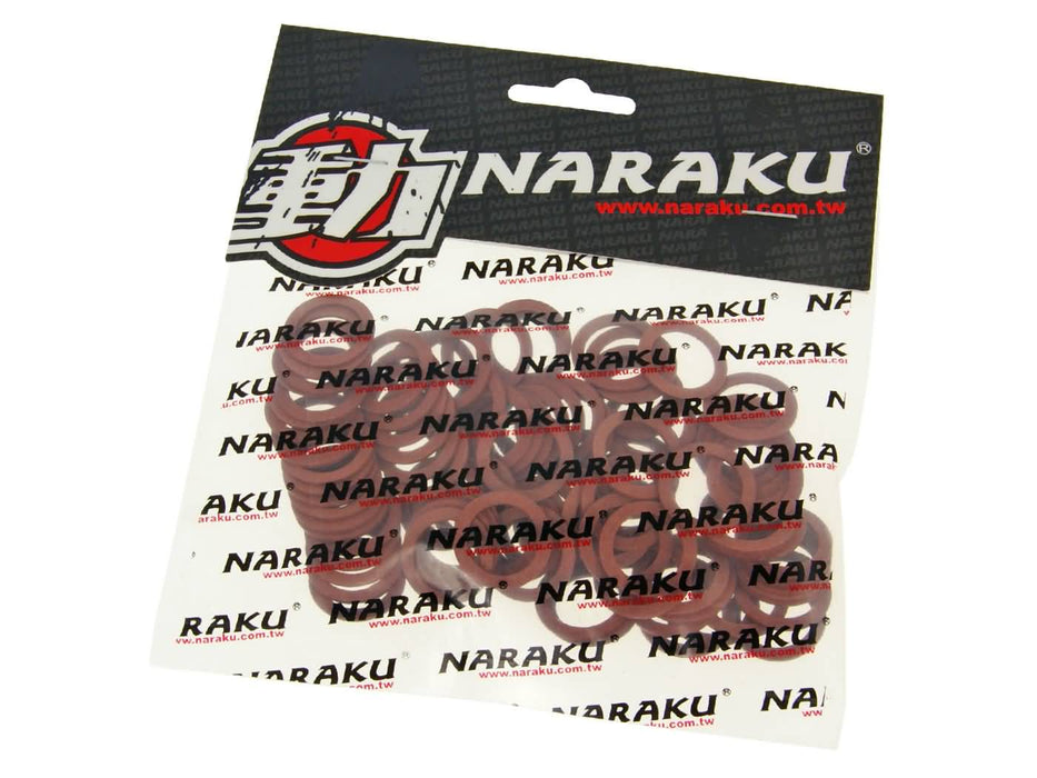 fiber seal rings Naraku 14x20x1mm 100 pcs