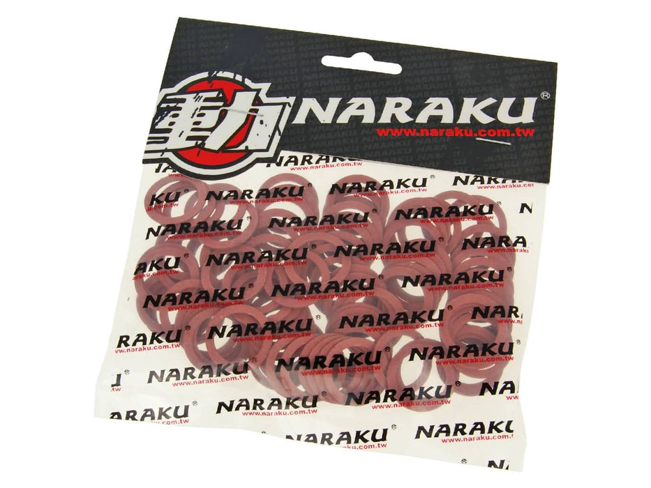 fiber seal rings Naraku 16.2x22x1mm 100 pcs