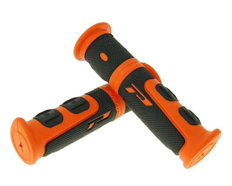 handlebar grip set ProGrip 964 ATV black, orange