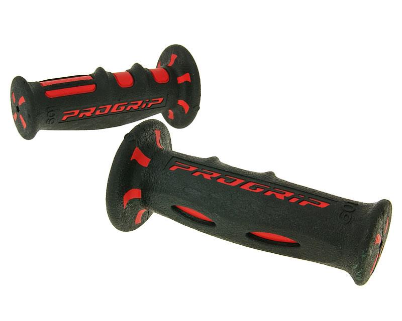handlebar grip set ProGrip 601 Scooter black, red