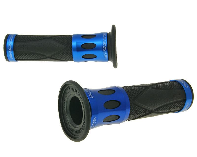 handlebar grip set ProGrip 728 Road aluminum black, blue