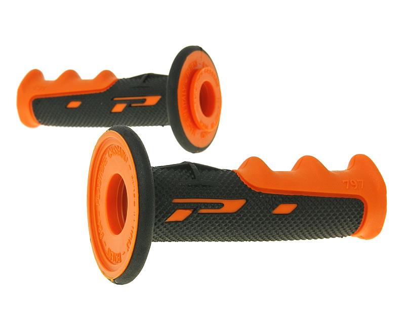 handlebar grip set ProGrip 797 MX black, orange