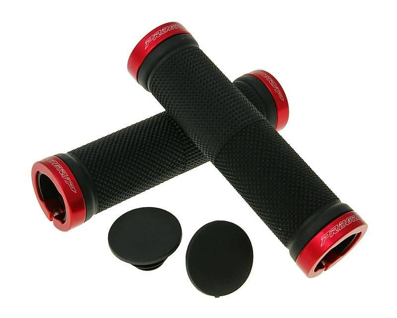 handlebar rubber grip set ProGrip 999 MTB black, red