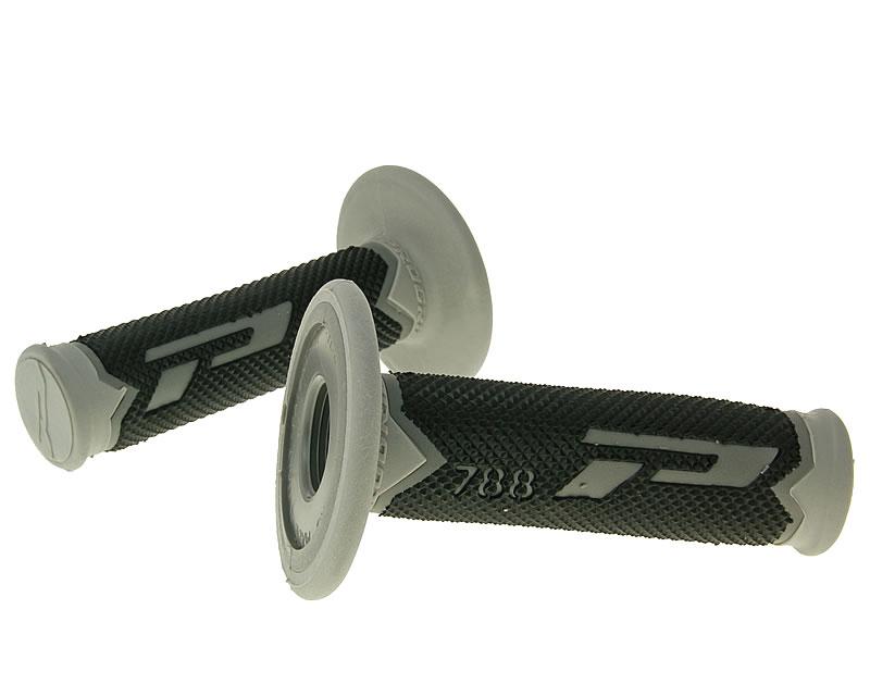 handlebar grip set ProGrip 788 MX Triple Density - black gray black