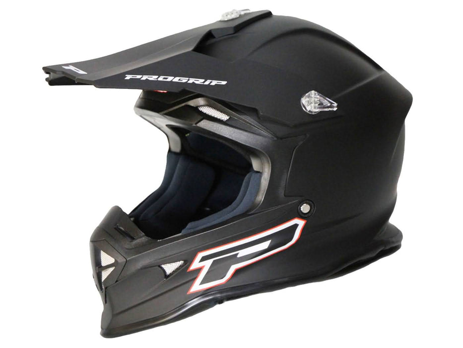MX helmet ProGrip 3190 MATT black size S (55-56)