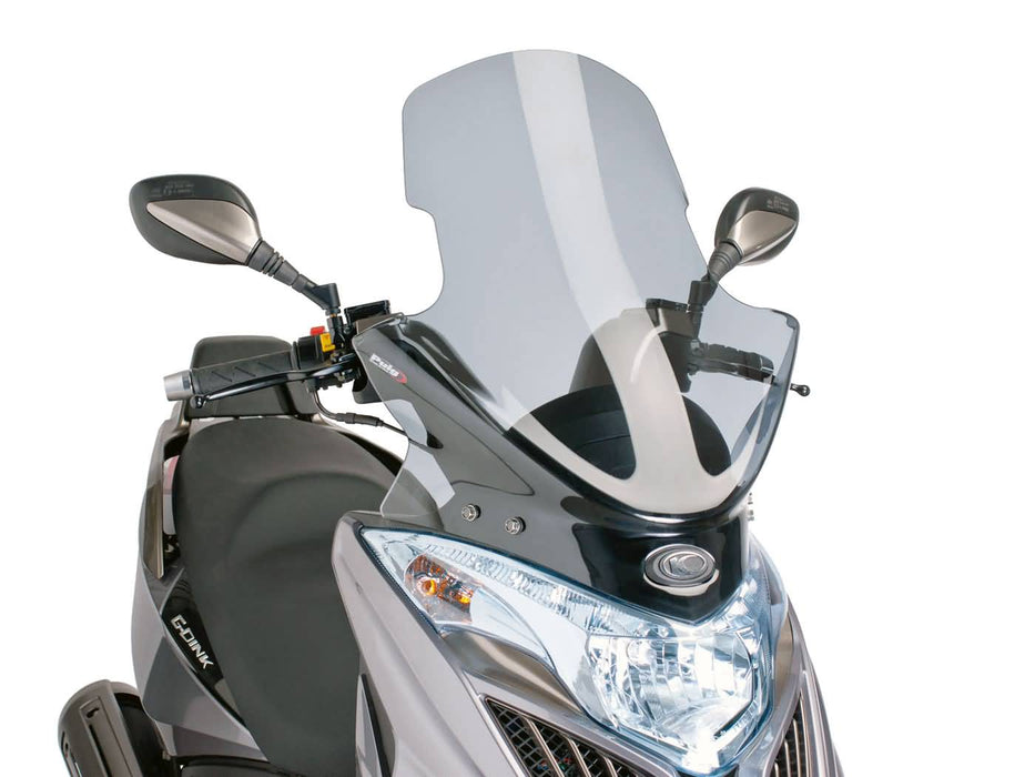 windshield Puig V-Tech Touring smoke for Kymco Grand Dink, Yager GT 300i
