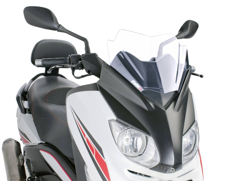 windshield Puig V-Tech Sport transparent / clear for Yamaha X-Max 125i ABS YP125R (SE544) 11-