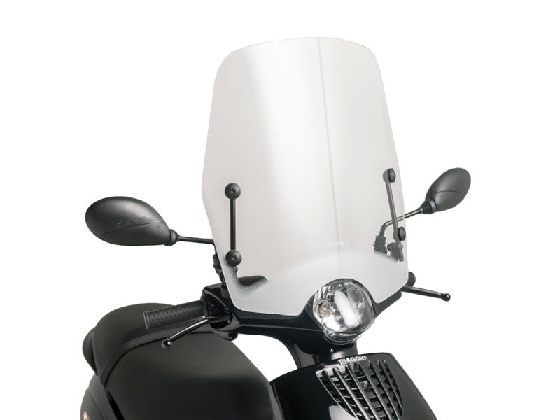 windshield Puig T.S. transparent / clear for Piaggio ZIP 50 97-14