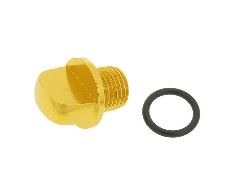 oil filler screw / oil screw plug New Style gold for Minarelli