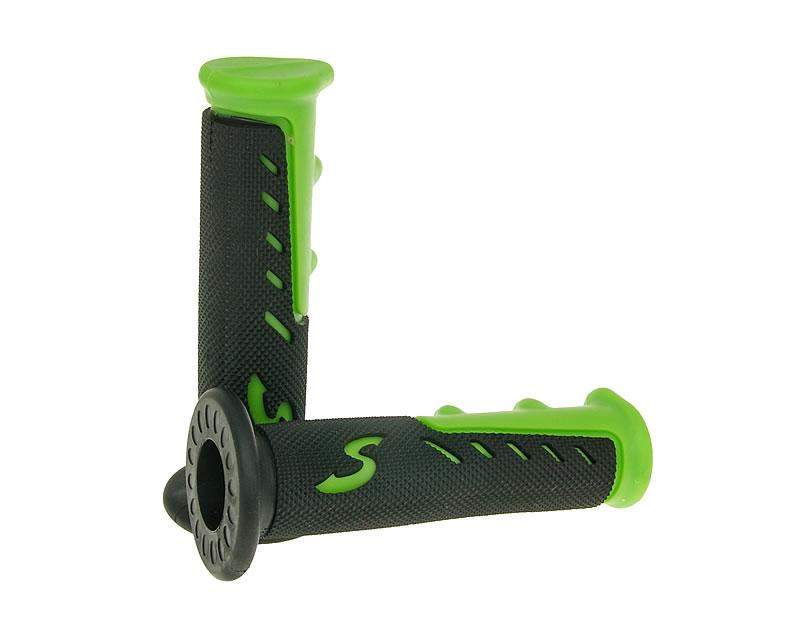 handlebar rubber grip set sport green